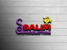 the logo for salim production, which is part of an animated film set that has been