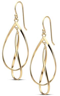 PRICES MAY VARY. UNIQUE EARRINGS FOR WOMEN TRENDY - Bold sterling silver drop earrings & 14k gold teardrop earrings for women who have elegant taste. The sleek silhouette adds a touch of class to any look (Double Teardrop / 14K Gold Plated) PERFECT ANNIVERSARY GIFT FOR HER! Impress her with stylish double hoop earrings that are sure to wow any crowd. Carefully crafted with high quality precious metals. All designs are hypoallergenic & nickel-free. BEST PRESENTS FOR MOM OR DAUGHTER - Classy dangl Best Presents For Mom, Best Presents, Silver Threader Earrings, Double Hoop Earrings, Silver Statement Earrings, Gold Dangle Earrings, Teardrop Dangle Earrings, Unique Gifts For Women, Sterling Silver Drop Earrings