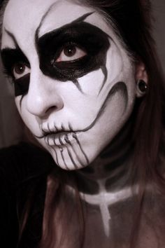 Black Metal Corpse Paint, Corpse Makeup Metal, Metal Head Corpse Paint, Corpse Paint Woman, Female Corpse Paint