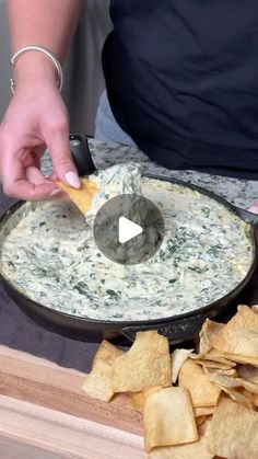 Breanna Stark on Instagram: "Easy, Cheesy Jalapeño Spinach Dip for Game Day 🏈 

If you’ve never added jalapeños to your spinach dip you’re missing out. A touch of spice & a touch of smoke brings this classic to the next level 🔥 

Jalapeño Spinach Dip ⤵️
16oz pepper jack cheese, cubed 
10oz frozen chopped spinach 
8oz marinated artichokes, drained 
1/2 cup diced pickled jalapeños 
1/2 cup whole milk 
2 blocks cream cheese 
1 tbsp BBQ seasoning 

1. Add all of the ingredients to a pan or cast iron skillet. 
2. Preheat the smoker to 225°F and place the pan on the grates. 
3. Let it smoke for 1 hour, then give it all a good mix. 
4. Increase the temp in the smoker to 275°F and let it smoke for 1 more hour. 
5. Serve immediately alongside chips or crackers. 

Cast Iron: @staub_usa 

#spinachd