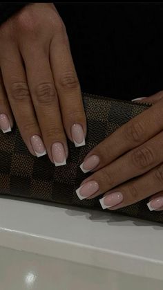 nails | nail ideas | manicure | tapered square | square | coffin | acrylic | simple | long | short | gel | cute nails | pink | blue | black | white | brown | stilettos | matte | glossy | Nails Pink Blue, Cute Nails Pink, Nail Ideas Simple, Clean Girl Nails, Neutral Nails Acrylic, Girls Nail Designs, Tapered Square Nails, Formal Nails, Girl Nails