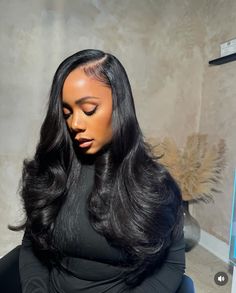 Summer Weave Hairstyles, Laid Hairstyles, Classy Hair, Hair 101, Sew In Hairstyles, Hair Flip