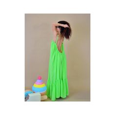 Neon Green Summer Dress/ Green Summer Dress/ Open Back Neon | Etsy Summer Sleeveless Midi Dress For Holidays, Sleeveless Summer Midi Dress For Holiday, Green Long Sundress For Beach, Green Long Sundress For The Beach, Green Sleeveless Mini Dress For Beach, Green Sleeveless Mini Dress For Beach Cover-up, Casual Green Beach Party Dress, Casual Green Dress For Beach Party, Sleeveless Green Maxi Dress For Beach