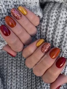 November Nail Designs, Classy Acrylic, Classy Nail, November Nails, Fall Gel Nails, Cute Nails For Fall, October Nails, Nails Trends, Fall 24