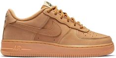 Nike Force 1 Low Winter Flax (GS) Sneakers Nike Air Force, Nike Force 1, Shoes Sneakers Nike, Winter Sneakers, Nike Air Force 1 Low, Hot Sneakers, Air Force 1 Low, Jordan Retro, Adidas Yeezy