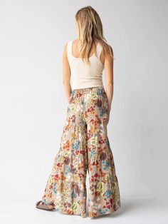 They are so comfortable, flattering, and versatile! Boho Clothes, Dinner Dates, Palazzo Pant, Floral Print Pants, Fun Pants, Pants Dress, Cute Clothes, Natural Life, Bohemian Clothes