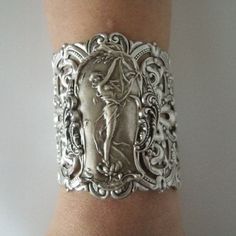 Handmade Victorian Sterling Silver Bracelets, Handmade Victorian Sterling Silver Bracelet, Victorian Hallmarked Silver Cuff Bracelet, Handmade Victorian Cuff Bracelet For Wedding, Victorian Silver Hallmarked Cuff Bracelet, Victorian Style Silver Engraved Cuff Bracelet, Victorian Silver Bracelets For Wedding, Victorian Adjustable Silver Bracelets, Silver Victorian Engraved Cuff Bracelet