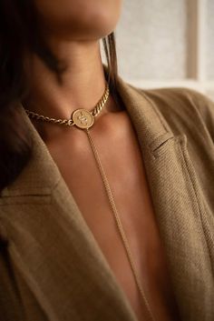 Statement Jewelry Outfit, Golden Choker, Chain Body Jewelry, Gold Statement Jewelry, Handmade Jewel, Neck Piece, Special Jewelry, Jewelry Bags