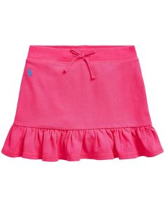 Polo ralph lauren kids ruffled stretch mesh skort toddler + FREE SHIPPING