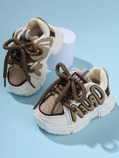 Free Returns ✓ Free Shipping✓. New Arrival Breathable, Antimicrobial, Non-slip Baby Sneakers With Soft Soles, Cool Dad Shoe Design For Kids' Sport And Casual Activities- Kids Sneakers at SHEIN. Dad Shoe, Sneakers Comfortable, Shoe Design, Baby Sneakers, Chunky Sneakers, Kids Sports, Kids Sneakers, Sports Equipment, Kid Shoes