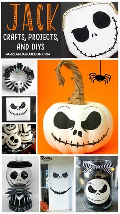 halloween crafts and diy projects with pumpkins, jack - o'- lanternes