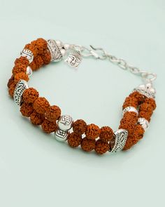 Rudraksha Bracelet Men Silver, Gold Rudraksha Bracelet, Mala Designs