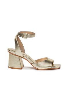 Leather upper, insole, sole Buckle styling Imported | Nyack Block Heels by Bernardo in Gold, Women's, Size: 8, Leather at Anthropologie Block Heel Loafers, Black Block Heels, Silver Pumps, Black Pumps Heels, Block Heel Shoes, Mary Jane Heels, Pink Beige, Heeled Loafers, Black Pumps