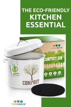 Compost Bin,  Kitchen Compost,  Eco Friendly Living , Organic Composting, Home Composting,  Kitchen Waste