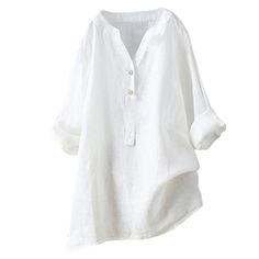 PRICES MAY VARY. vacation outfits for women jacquard v-neck short sleeves women v-neck blouses for women v neck tops for women trendy v neck tops for women sexy casual v neck top v neck t shirts women v neck t shirts v neck st patrick's day shirts for women v neck short sleeve tops button blouse top v neck short sleeve tops v neck short sleeve button tops women v neck short sleeve button shirt v neck shirts for women sexy v neck linen dress v neck hawaiian shirts for women v neck fashion summer Linen Tops Women Blouses, Linen Top Women, Womens Tops Dressy, Casual Long Sleeve Shirts, Elegante Casual, Oversized Blouse, Loose Shirts, Loose Blouse, Tunic Shirt