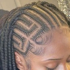 #aesthetic Braid Hair Hairstyles Black Women, Cute Hair For Black Women, Pretty Hair Inspiration, Fulani Braid Sew In, Fulani Braids Leave Out, Fulani Hairstyles Natural Hair, Cornrows With Sew In Weave, Fulani Braid Designs, Fulani Natural Hair