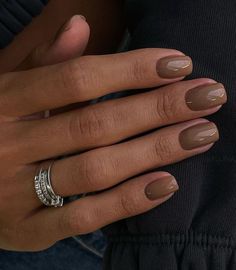 Golden Nails, May Nails, Fall Manicure, Hippie Nails, Nude Nail Polish, Nude Nail, Minimal Nails, Nail Idea, Manicure Ideas