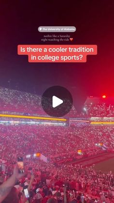 Gutsy Picks Cash on Instagram: "Chills #Football #alabamafootball #rolltide" Nights Watch, College Sports, Saturday Night