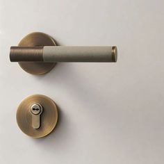 an image of a door handle and knob