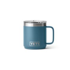 the yeti coffee mug is shown in blue