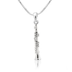 PRICES MAY VARY. Silver Plated and Crystal Embedded Lead Free 16" long Chain and 1.5" tall Charm Imported "Ready to Give" Gift Box Packed Are you a music fan? This is perfect gift who loves sound of horn or woodwinds. You can show your love of music with these necklaces. Love Sound, Woodwind Instrument, Love Of Music, Musical Instrument, Long Chain, Musical Instruments, Horn, Womens Jewelry Necklace, Shoes Jewelry