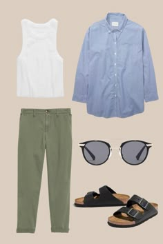 Olive Green Pants, Mode Casual, Teacher Style, Green Pants, Travel Outfits, Teacher Outfits, Casual Work Outfits, Summer Styles, Feminine Outfit