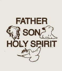 Father Son Holy Spirit, Jesus Design, Jesus Is Alive, Church Graphics, Bible Illustrations, Christian Posters