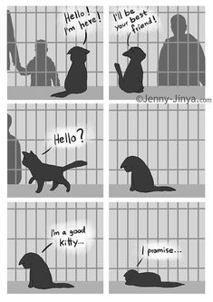 a comic strip about dogs in jail