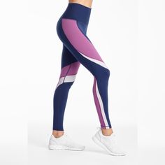 DYI Heather Mix Tight Navy Crocus Street Leggings, Ankle Length Leggings, Color Block Leggings, Compression Fabric, Fabric Making, Performance Fabric, Keep Your Cool, Unique Colors, Heathers