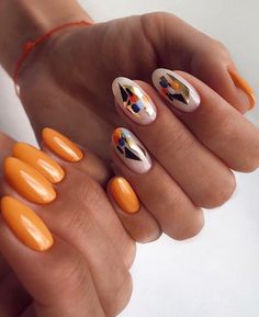 29 Summer Nails 2024: Unveil This Season's Hottest Trends! Weddig Nails, Foil Nail Designs, Snowflake Nail Design, Bridesmaids Nails, Retro Nails, Nail Designs Tutorial, Almond Shape Nails, Fall Acrylic Nails, Snowflake Nails