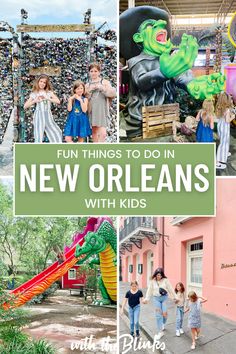 the new orleans area is filled with things to do in new orleans, including children's rides