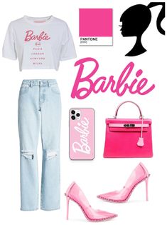 Barbie Top Outfit, Barbie Cute Outfits, Barbie Outfit For Movie, Barbie Chic Outfit, World Of Barbie Outfits, Barbie Outfit Accessories, Barbie Outfit Women, Barbie Outfit Recreation, Barbie Outfits Aesthetic Vintage