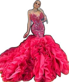 Prom Dresses Gown, Pink Evening Dresses, Xxxl Dress, Formal Prom Dresses, Pink Evening Dress, Prom Dresses Gowns, Pink Mermaid, Mermaid Skirt, Mermaid Evening Dresses