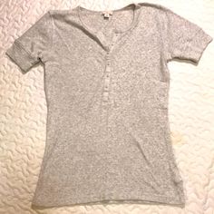 New/Never Worn. Super Soft 100% Brushed Cotton. Size Xs Bundle Up 2 Or More Items For 20% Off! Trendy Everyday Gap Tops, Fitted Gap T-shirt For Everyday, Fitted Gap T-shirt, Fitted Casual Tops From Gap, Casual V-neck Top By Gap, Gap Casual Gray Tops, Gray Casual Tops By Gap, Casual Gray Tops From Gap, Casual Gray Gap Tops