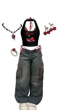 Cute 2000s Outfits, Outfit Ideas Baggy, Street Style Outfits Casual, Outfits Jeans, 2024 Fashion Trends, Fasion Outfits, 2000s Outfits, Outfit Inspo Casual, Trendy Outfits For Teens