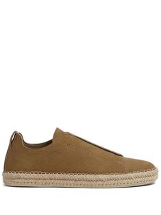 olive green suede elasticated panelling round toe branded leather insole braided raffia sole Suede Espadrilles With Woven Sole And Slip-on Fit, Suede Slip-on Espadrilles With Woven Sole, Slip-on Suede Espadrilles With Woven Sole, Suede Slip-on Espadrilles With Stitched Sole, Slip-on Suede Espadrilles With Stitched Sole, Suede Slip-on Espadrilles With Textured Sole, Beige Suede Espadrilles With Textured Sole, Beige Leather Espadrilles With Woven Sole, Leather Slip-on Espadrilles With Stitched Sole