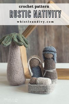 crochet pattern for rustic nativity