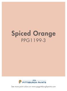 the words spiced orange ppp199 - 3 are in black and white