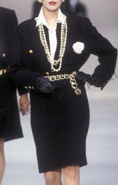 Vintage Runway Fashion, 1980’s Fashion, Chanel Style Jacket, Coco Chanel Fashion, Original Supermodels