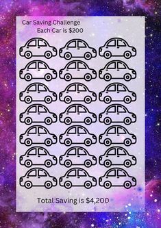 an image of cars in space with the words total saving is $ 4, 200