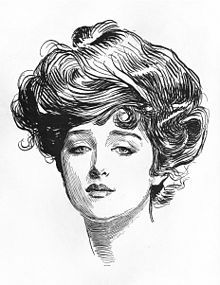 a drawing of a woman's head with curls on her hair and the words keepable fabrics