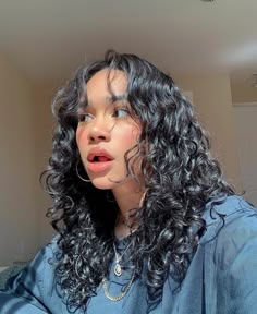 Loose Curly Hair, Natural Curly Hair Cuts, Haircuts For Curly Hair, Curly Hair Inspiration, Curly Girl Hairstyles, Hair Product, Black Wig, Lace Material, Hair Texture