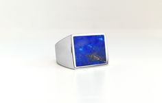 From southern California, this Lapis Lazuli contains flakes of pyrite. A stone of deep truth and understanding, lapis encourages honesty; it is a stone of friendship that is astrologically associated with Sagittarius, Pisces and Libra. Solid Signet Ring in Brass, Silver, 10k & 14k gold Weight: 14 grams brass/silver 10k is 17 grams / 14k is 19 grams Legier rings are handmade in Los Angeles Allow 3-4 weeks for shipping 10k & 14k gold pricing is for sizes 4-8. Please inquire about additional size p Sagittarius Pisces, Deep Truths, Lapis Lazuli Stone, Gold Price, Size 10 Rings, Signet Ring, Jewelry Branding, Southern California, Lapis Lazuli