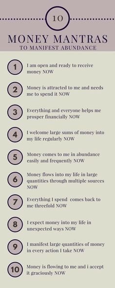 Money Mantras, Om Mantra, Law Of Attraction Planner, Motivation Positive, Attraction Quotes