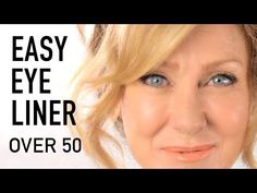 Eyeliner Tutorial For Women Over 50, Eyeliner For Hooded Eyes Over 50, 50s Eyeliner, Eyeliner Hooded Eyes Tutorials, Eyeliner For Hooded Eyes Tutorials, Eyeliner Styles For Hooded Eyes, Eyes Makeup Tutorial