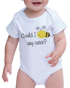 PRICES MAY VARY. 100% Cotton Made in USA and Imported Snap closure Machine Wash Bee Bodysuit in 3-6 Months Great baby shower gift idea for newborn baby boy or girl. Prints are super soft and permanently dyed in the fabric. You can't feel the print on the fabric keeping the fabric soft and comfortable. These prints are not an iron on transfer, which means it doesn't crack or peel or wash out. This outfit will continue to feel and look great even after many washes. Bee short sleeve baby boy one pi Bee Baby Blanket, Baby Shower Gift Idea, Mommy To Bee, Free Baby Shower, Bee Baby, Burts Bees Baby, Birthday Party Outfits, Newborn Baby Boy, Bee Baby Shower