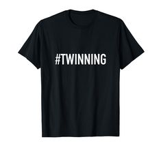 PRICES MAY VARY. If you are a twin you will understand #twinnign. It's the perfect gift for any twin, boy or girl Funny quote, humor, life quote, provocative, Gift Lightweight, Classic fit, Double-needle sleeve and bottom hem Humor Life, Funny Girl Quotes, Funny Quote, Branded T Shirts, Twins, Top Styles, Boy Or Girl, Funny Quotes, Fashion Branding