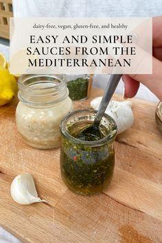 Mediterranean Diet Salad Dressing Recipes, Mediterranean Diet Dressing, Tzatziki Salad Dressing, Herb Salad Dressing Recipes, Greek Tahini Dressing, Unique Salad Dressing Recipes, Lebanese Dressing, Lebanese Salad Dressing, Mediterranean Dressing Recipes