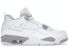 Check out the Jordan 4 Retro White Oreo (2021) available on @StockX Nice Jordans, Zapatillas Nike Jordan, Red Thunder, Basketball Shoes For Men, Jordan Model, Black Fire, Jordan Sneakers, Jordan 4 Retro, Air Jordan 4