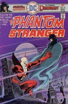 an old comic book cover for the phantom stranger